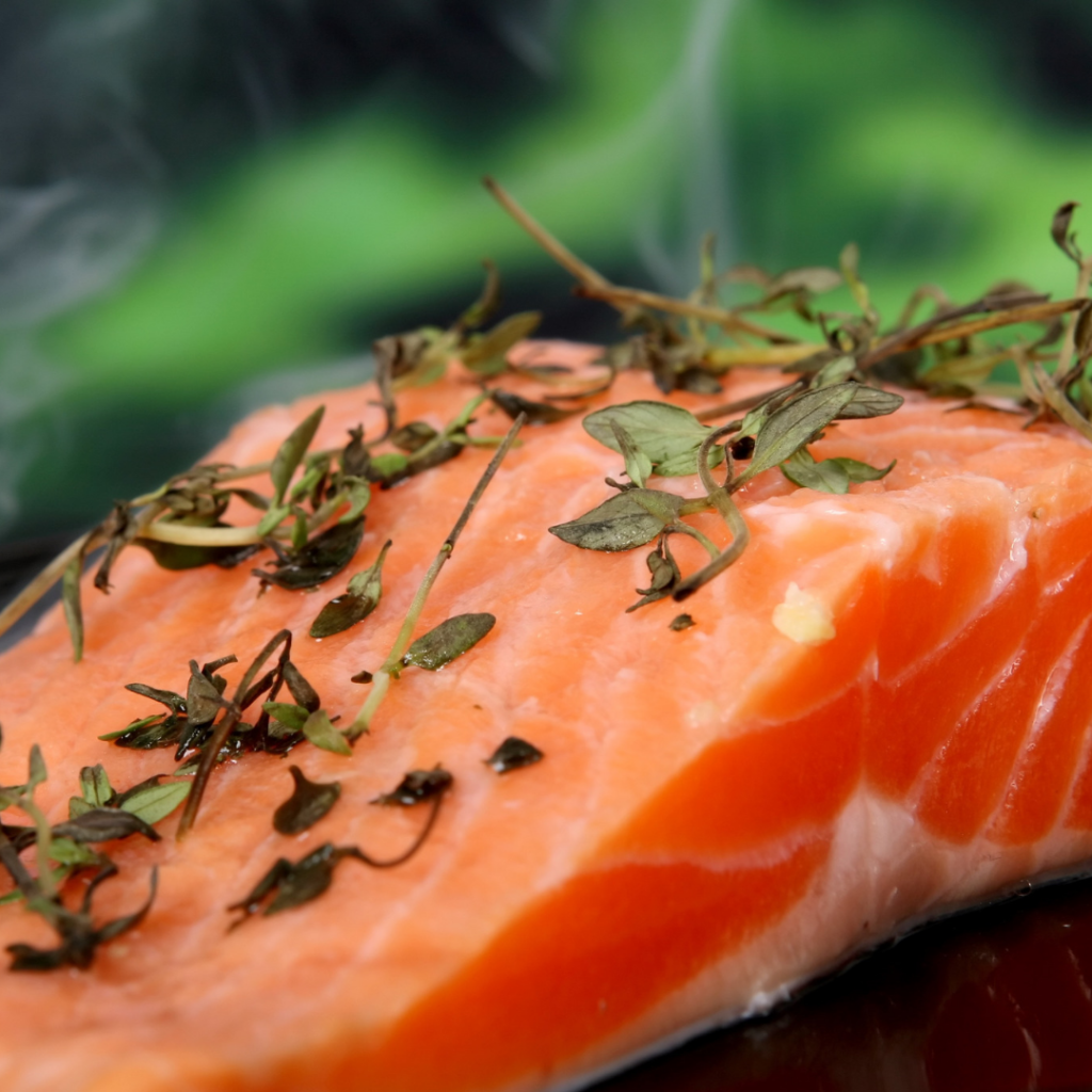 Eat salmon to fight brain fog