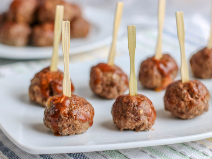Cheese Stuffed Barbecue Meatballs