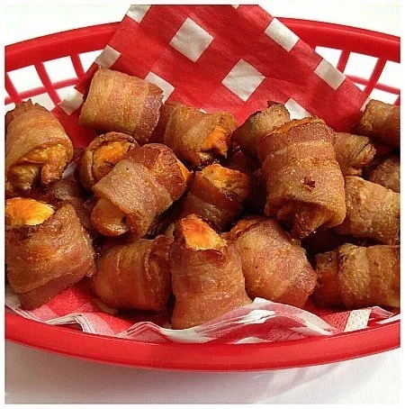 Buffalo Wrapped Chicken Bites