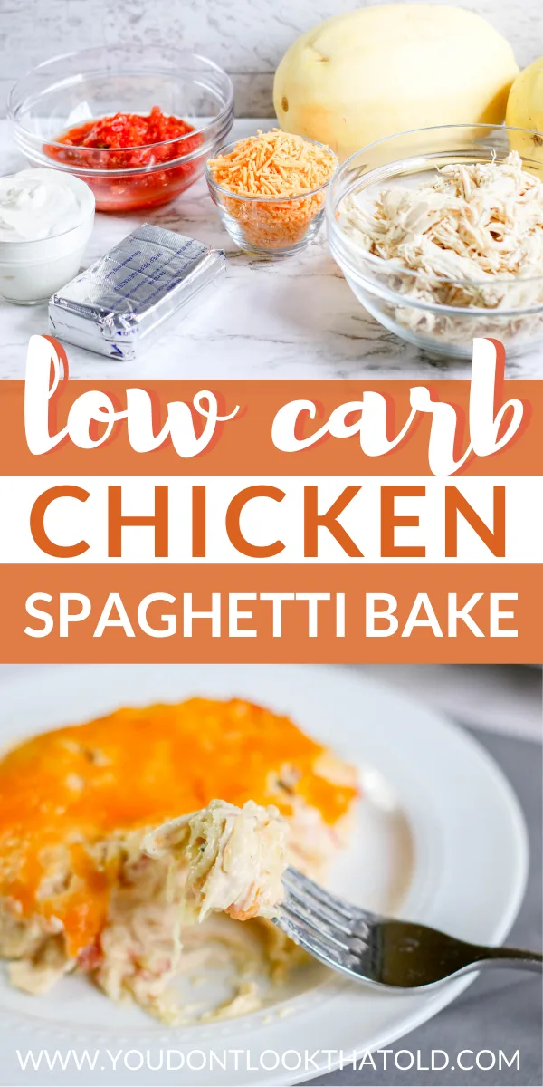 Low Carb Creamy Chicken Spaghetti Dinner