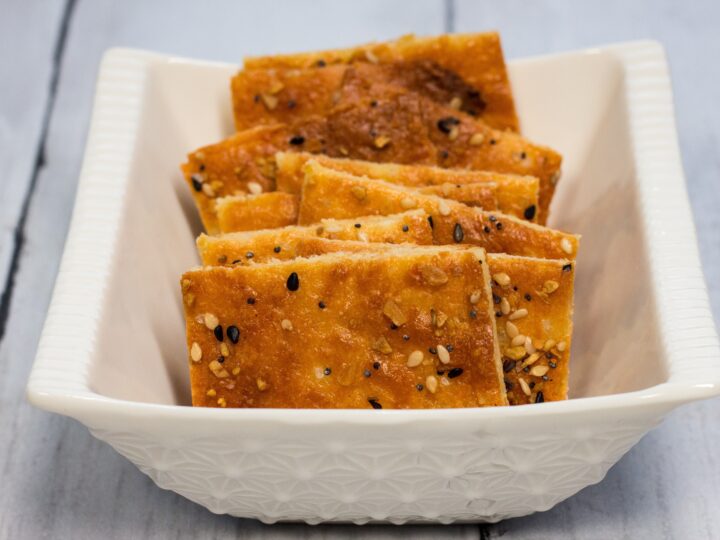 Image for Cheesy Keto Crackers