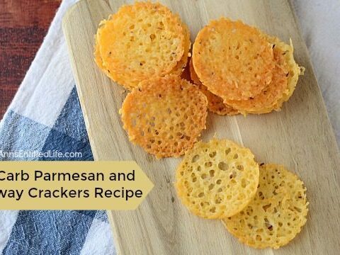 Image for Low Carb Parmesan and Caraway Crackers Recipe