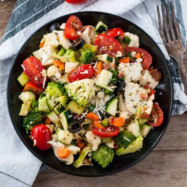 Low Carb Dill Garden Salad