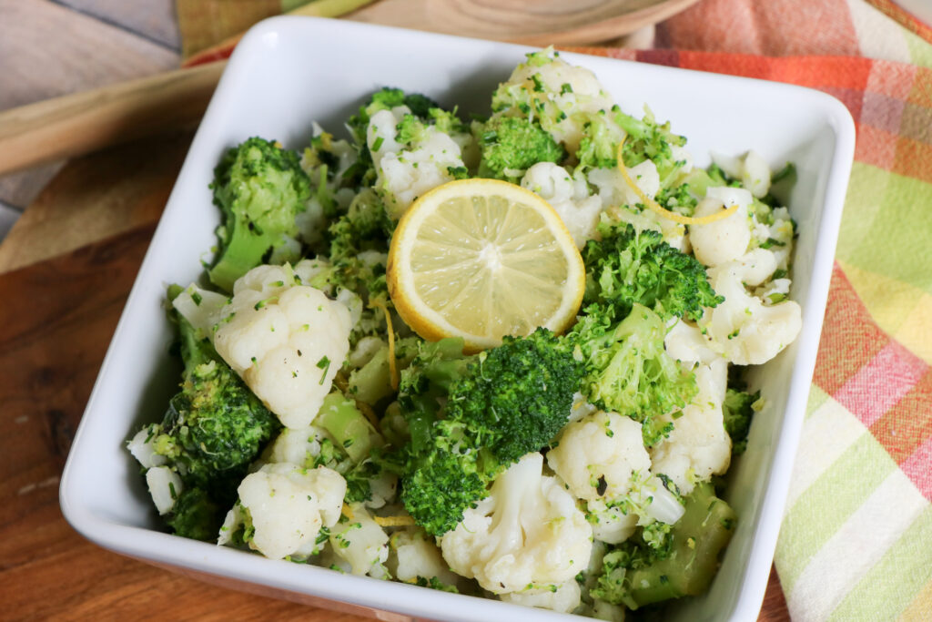 Cauliflower & Broccoli with Fresh Herbs