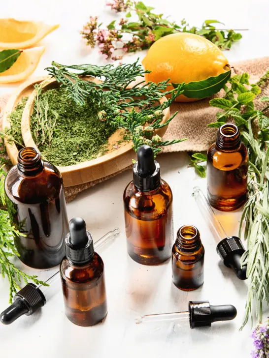 A-variety-of-essential-oils