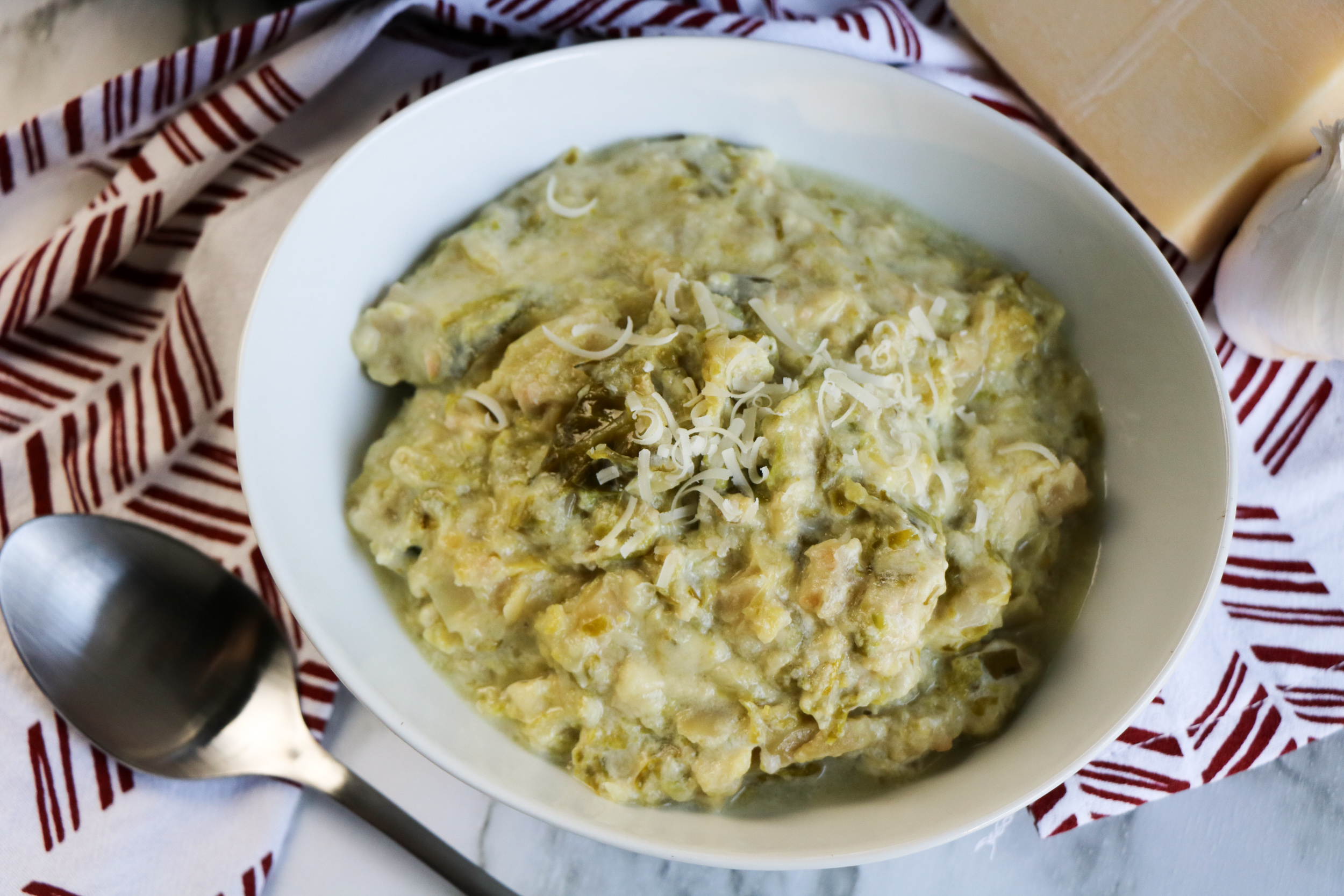 Creamy Instant Pot Brussel Sprouts with Gruyere