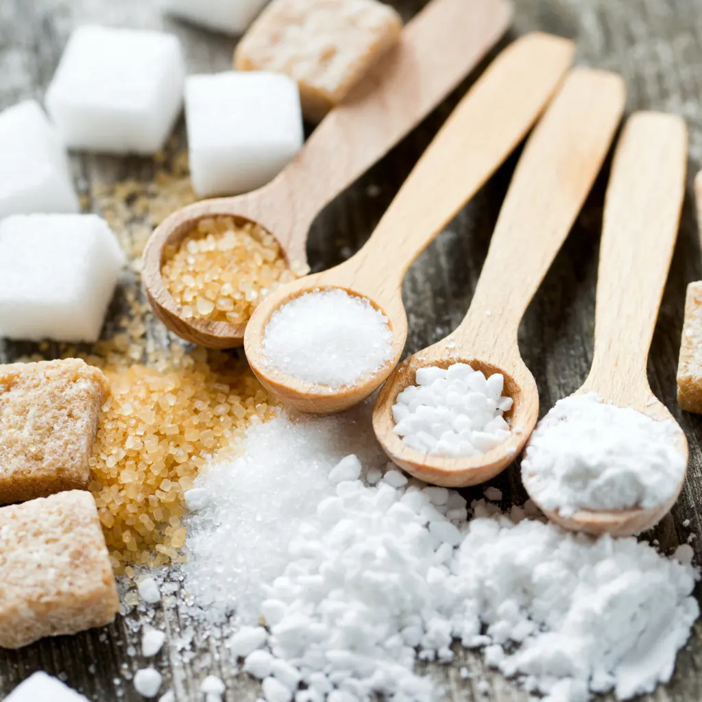 Tablespoons of Different Types of Sugar - How to Handle Cravings When Detoxing

