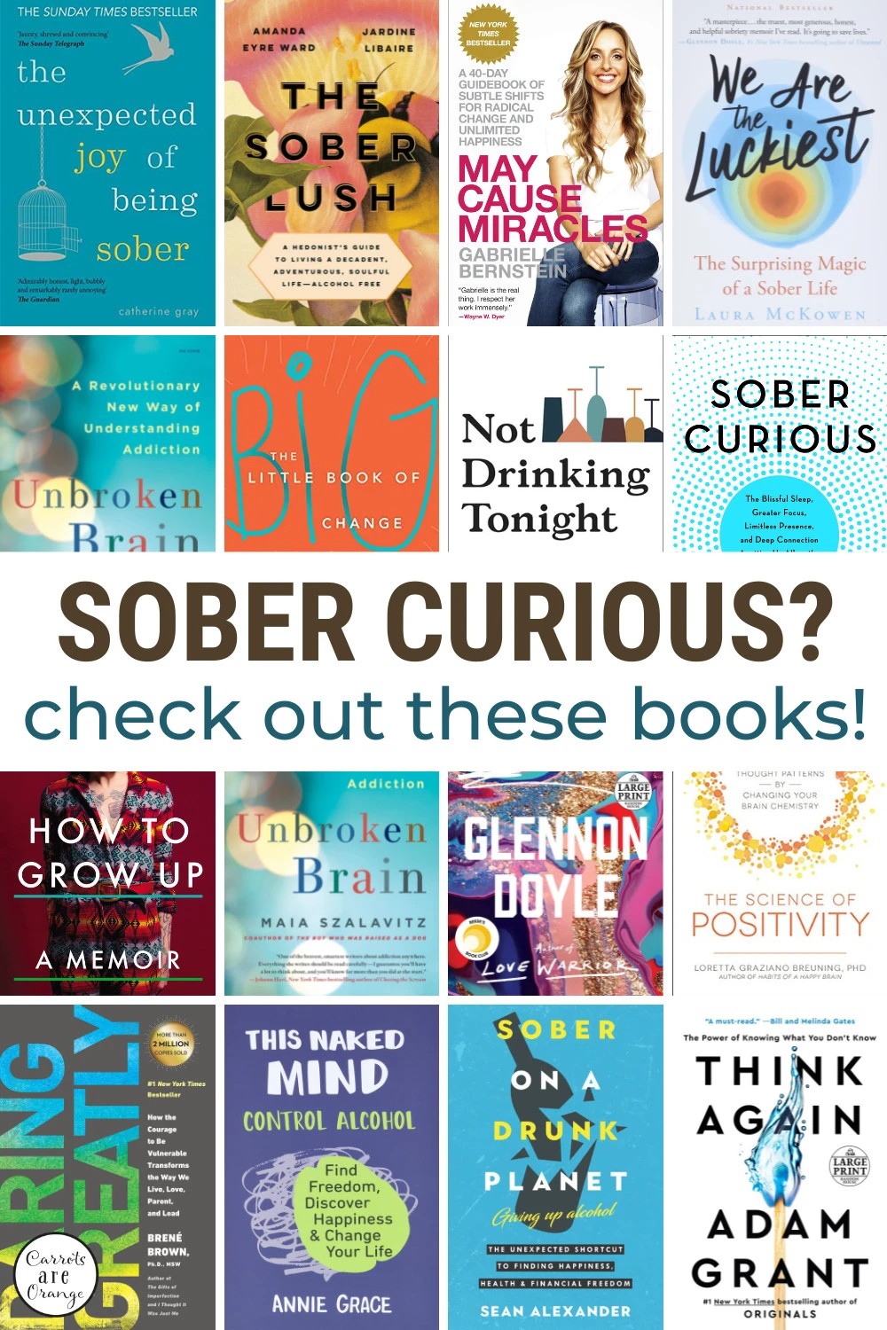 Sober Curious? Here is My Brilliant List of 65+ Quit Lit Books!